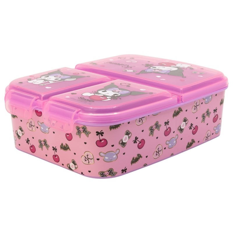 Boîte à repas - Sanrio - Kuromi - Cherry & Spoon - Multi compartiments