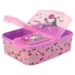 Boîte à repas - Sanrio - Kuromi - Cherry & Spoon - Multi compartiments