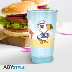 Verre - XXL - Animal Crossing - Gulliver, la Mouette - Personnages de la Plage