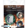 Badge - Attaque des Titans - Eren & Levi