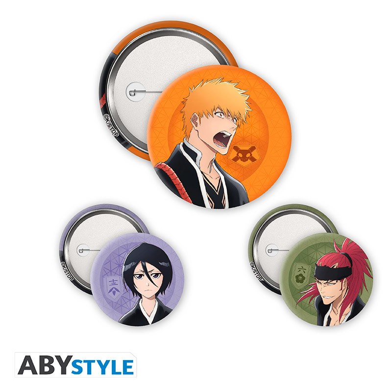 Badge - Bleach - Ichigo, Rukia, Renji