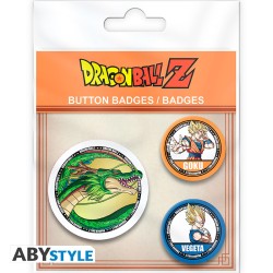 Badge - Dragon Ball - Goku, Vegeta & Shenron