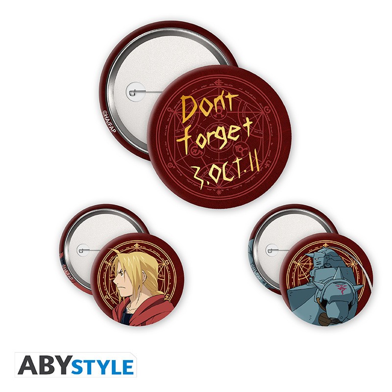 Badge - Full Metal Alchemist - Alphonse & Edward