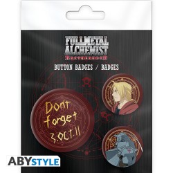 Badge - Full Metal Alchemist - Alphonse & Edward