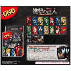 Jeu de cartes - Classique - Familial - Cartes - UNO - Attaque des Titans - Japonais