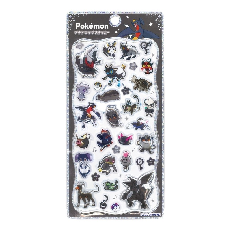 Stickers - Pokemon - Noir - 3D