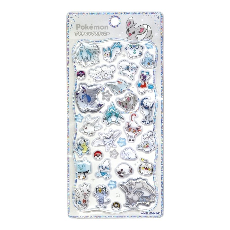 Stickers - Pokemon - Blanc - 3D
