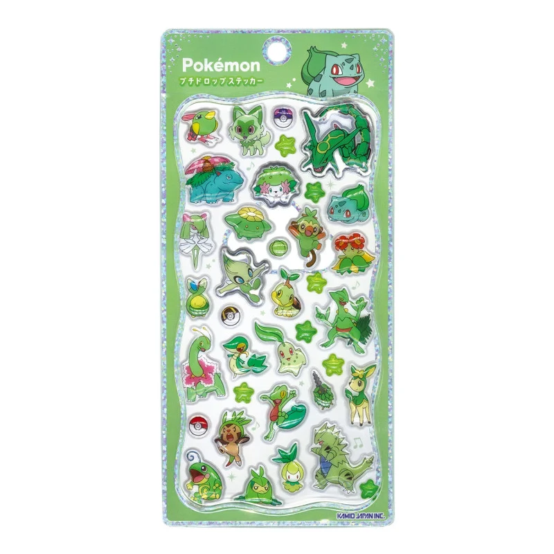 Stickers - Pokemon - Vert - 3D