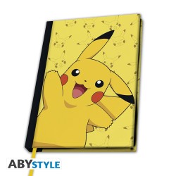 Carnet - Pokemon - Pikachu - Noir