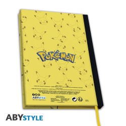 Carnet - Pokemon - Pikachu - Noir
