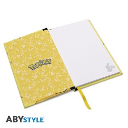 Carnet - Pokemon - Pikachu - Noir