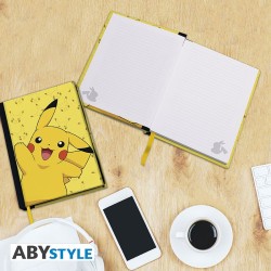 Carnet - Pokemon - Pikachu - Noir