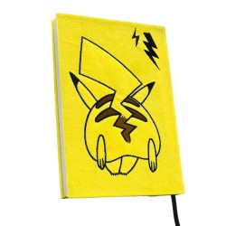 Carnet - Pokemon - Pikachu - Marron