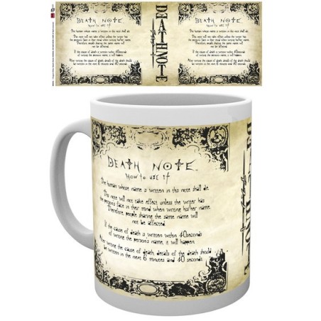 Mug - Mug(s) - Death Note - Règles