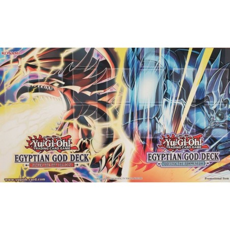 Cartes (JCC) - Yu-Gi-Oh! - Playmat - Egyptian God Deck Slifer & Obelisk 2021