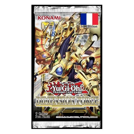 Cartes (JCC) - Booster sous Blister - Yu-Gi-Oh! - Force Dimensionnelle - Booster Pack