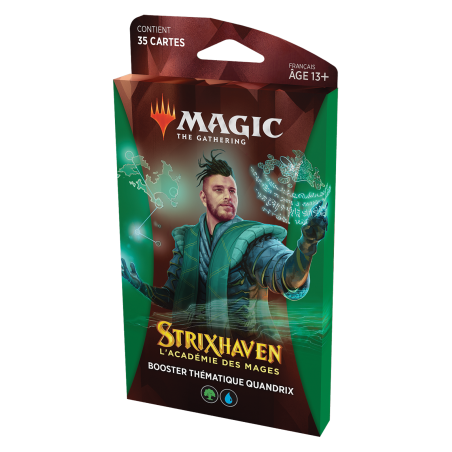 Cartes (JCC) - Booster sous Blister - Magic The Gathering - Booster Thématique - Strixhaven Quandrix