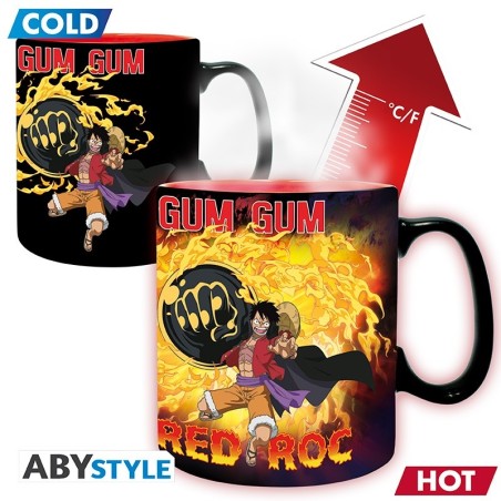Mug - Thermo-réactif - One Piece - Luffy vs Kaido