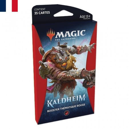 Cartes (JCC) - Booster sous Blister - Magic The Gathering - Theme Booster - Kaldheim - Rouge