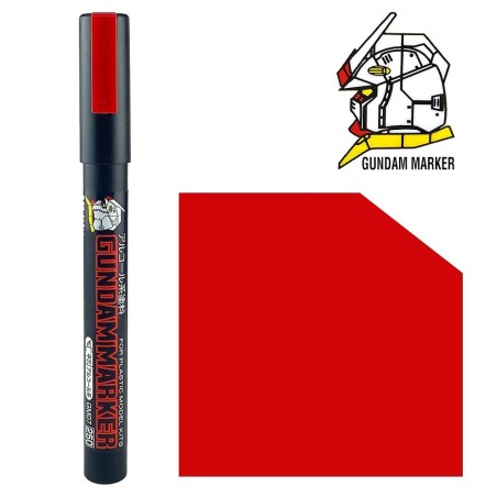 Marqueur pour maquettes - Accessoires maquettes - Gundam - Rouge