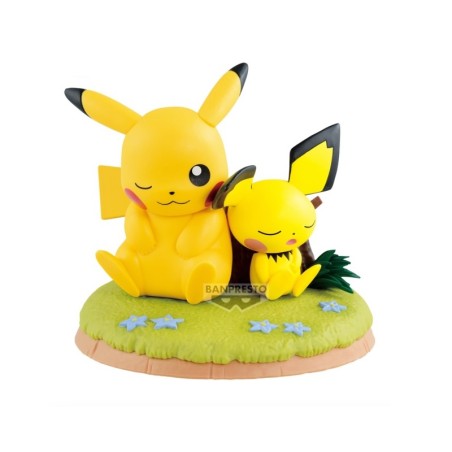 Figurine Statique - Pokemon - Pikachu & Pichu