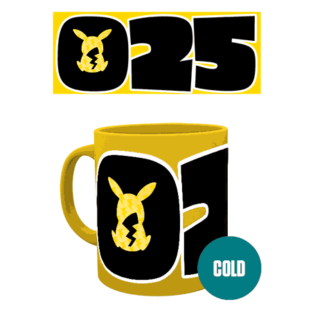 Mug - Thermo-réactif - Pokemon - Pikachu
