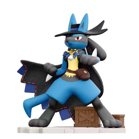 Figurine Statique - Pokemon - Holo-costume  Soirée Déguisée - Lucario
