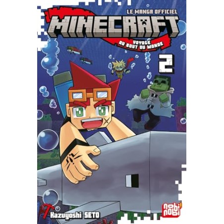 Minecraft, le manga officiel - Voyage au bout du monde - Tome 2