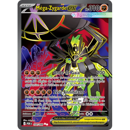 Méga-Zygarde-ex — Équilibre Parfait — 104 — Holo — NM