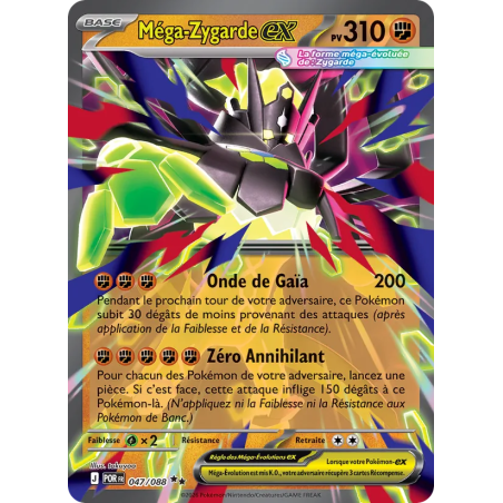 Méga-Zygarde-ex — Équilibre Parfait — 047 — Holo — NM