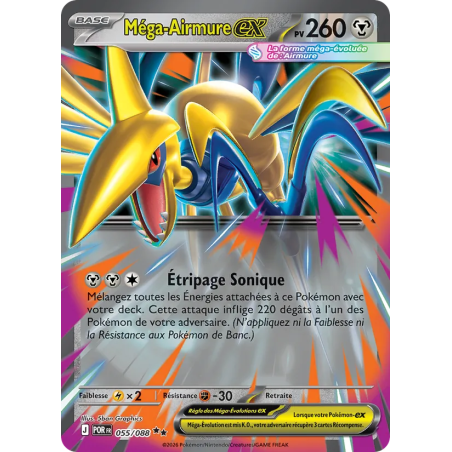 Méga-Airmure-ex — Équilibre Parfait — 055 — Holo — NM