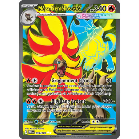 Méga-Némélios-ex — Chaos Ascendant — 099 — Holo — NM