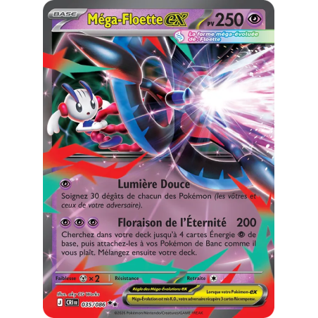 Méga-Floette-ex — Chaos Ascendant — 035 — Holo — NM