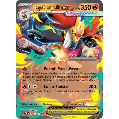 Méga-Goupelin-ex — Nuit Noire — 008 — Holo — NM