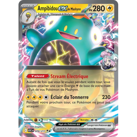 Ampibidou-ex de Mashynn — Héros Transcendants — 070 — Holo — NM