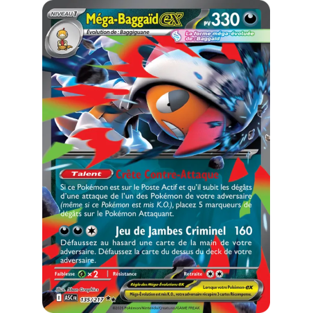 Méga-Baggaïd-ex — Héros Transcendants — 135 — Holo — NM
