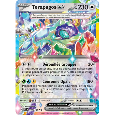 Terapagos-ex — Couronne Stellaire — 128 — Holo — NM