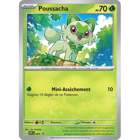 Poussacha — SVP Black Star Promos — 001 — Holo — NM