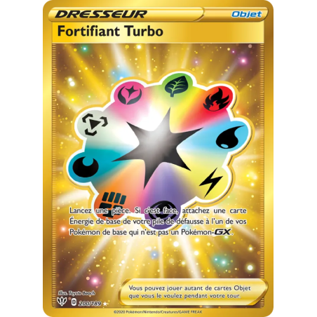 Fortifiant Turbo — Ténèbres Embrasées — 200 — Holo — NM
