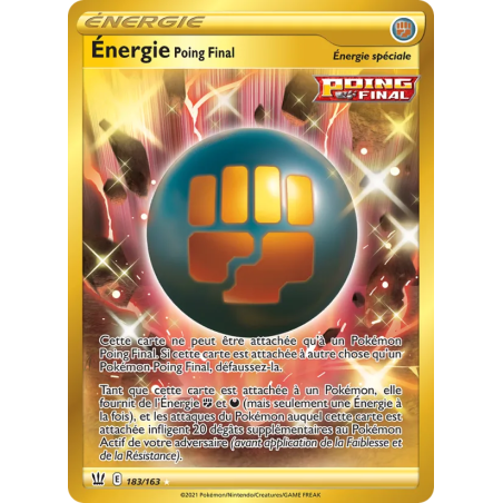 Énergie Poing Final — Styles de combat — 183 — Holo — NM