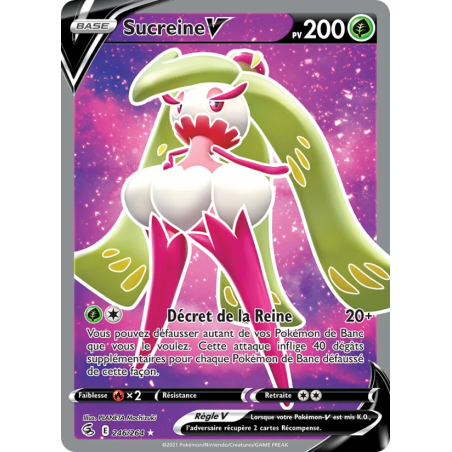 Sucreine V — Poing de Fusion — 246 — Holo — NM