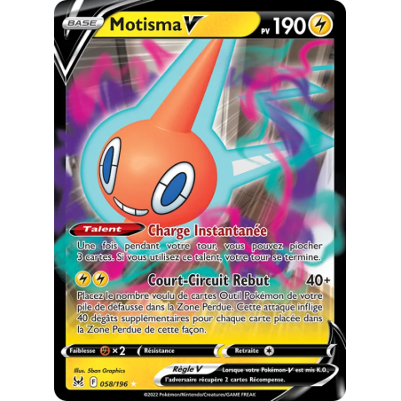 Motisma V — Origine Perdue — 058 — Holo — NM