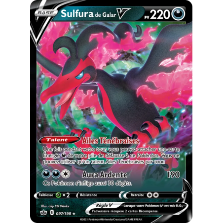 Sulfura de Galar V — Règne de Glace — 97 — Holo — NM