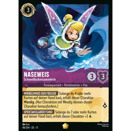 Tinker Bell — Snowflake Collector — Winterspell — 48 — Normale — NM
