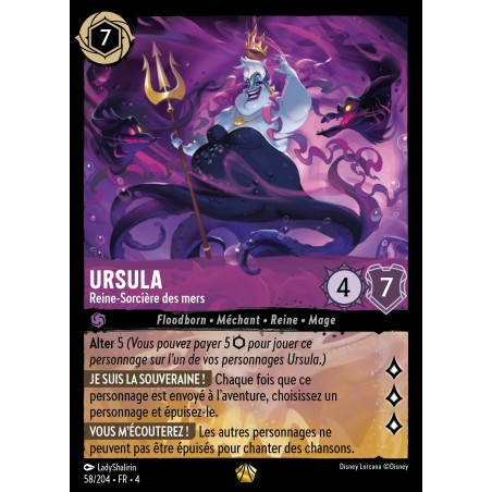 Ursula — Sea Witch Queen — Ursula's Return — 58 — Normale — NM