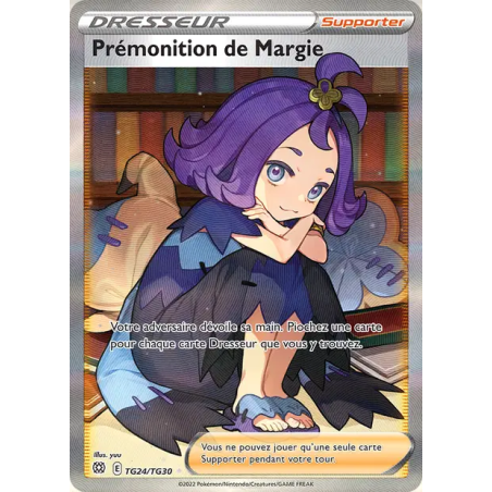 Prémonition de Margie — Stars Étincelantes Galerie de Dresseurs — TG24 — Holo — NM