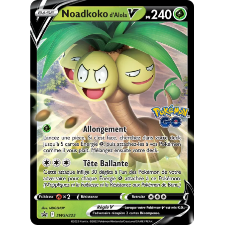 Noadkoko d'Alola V — Promo SWSH — SWSH225 — Normale — NM