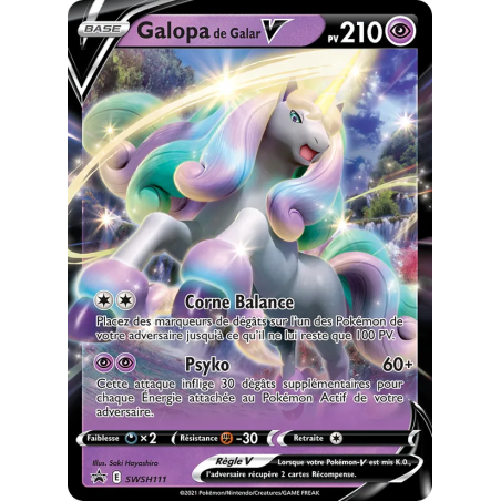 Galopa de Galar V — Promo SWSH — SWSH111 — Holo — NM