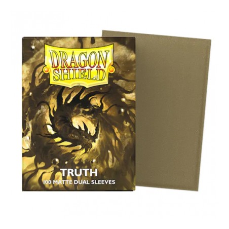 Dragon Shield - 100 protège-cartes standard Dual Mat - Truth