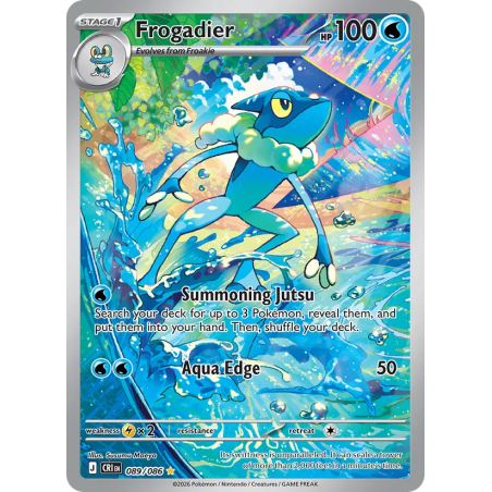 Frogadier — Chaos Ascendant — 089 — Holo — NM